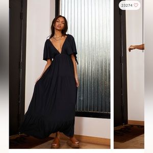 Free People La La Maxi Dress, size xs